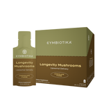 Longevity mushrooms supplement boxes and pouches